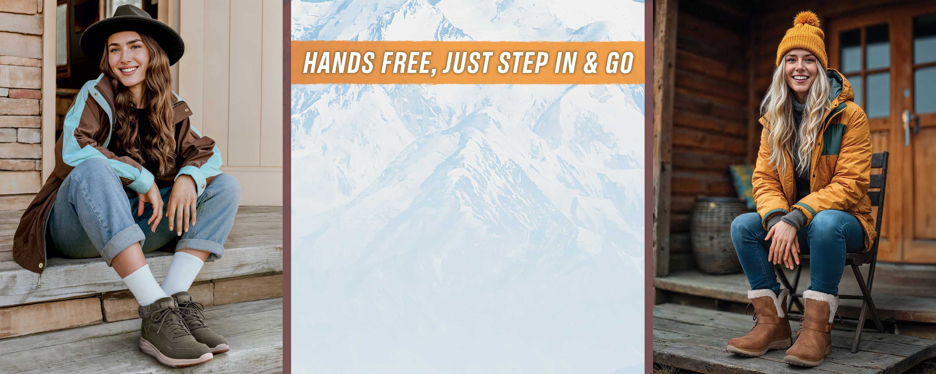 Hands Free Slip-in Boots